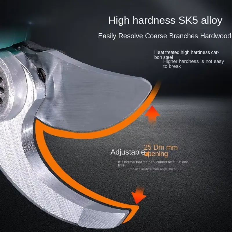 果樹や庭の剪定用の2.5cm電動剪定鋏、電動剪定鋏は伸縮式ポ - Pruning Shears のレビューと価格