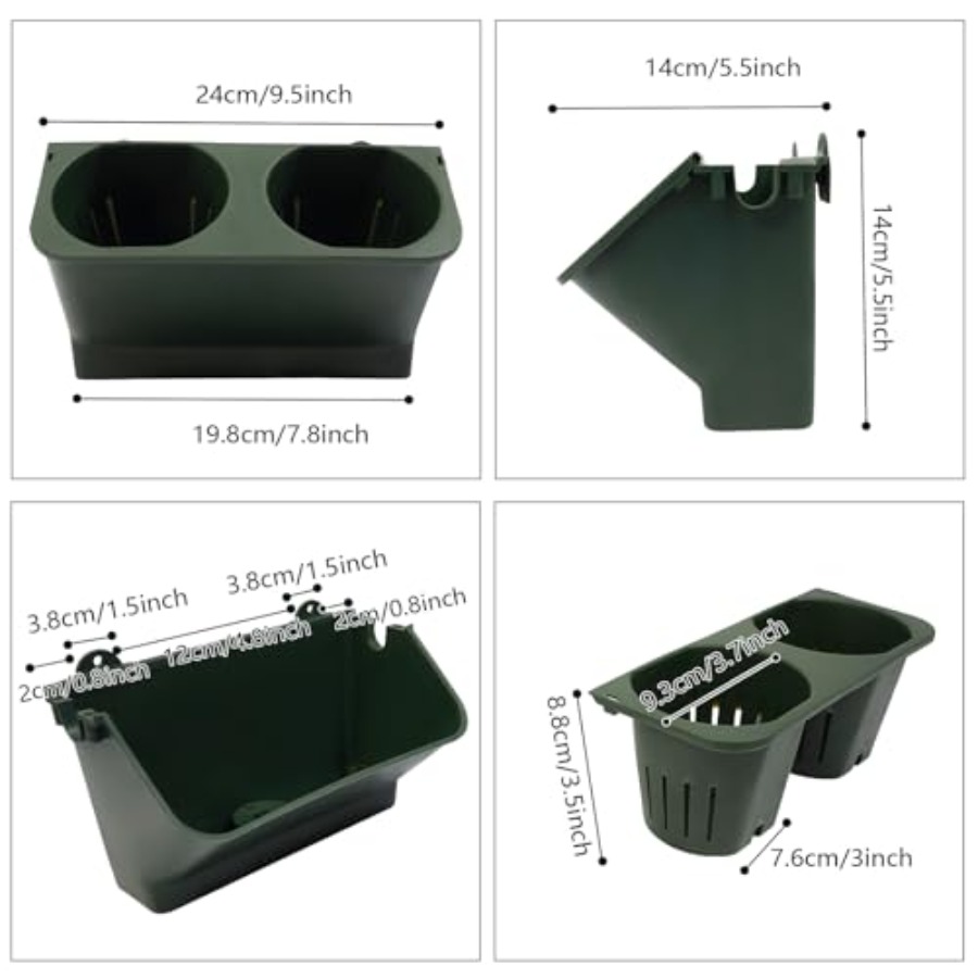 バルコニーや庭用の垂直壁掛けプランター、耐久性のある生地製、 - Vertical Planter のレビューと価格
