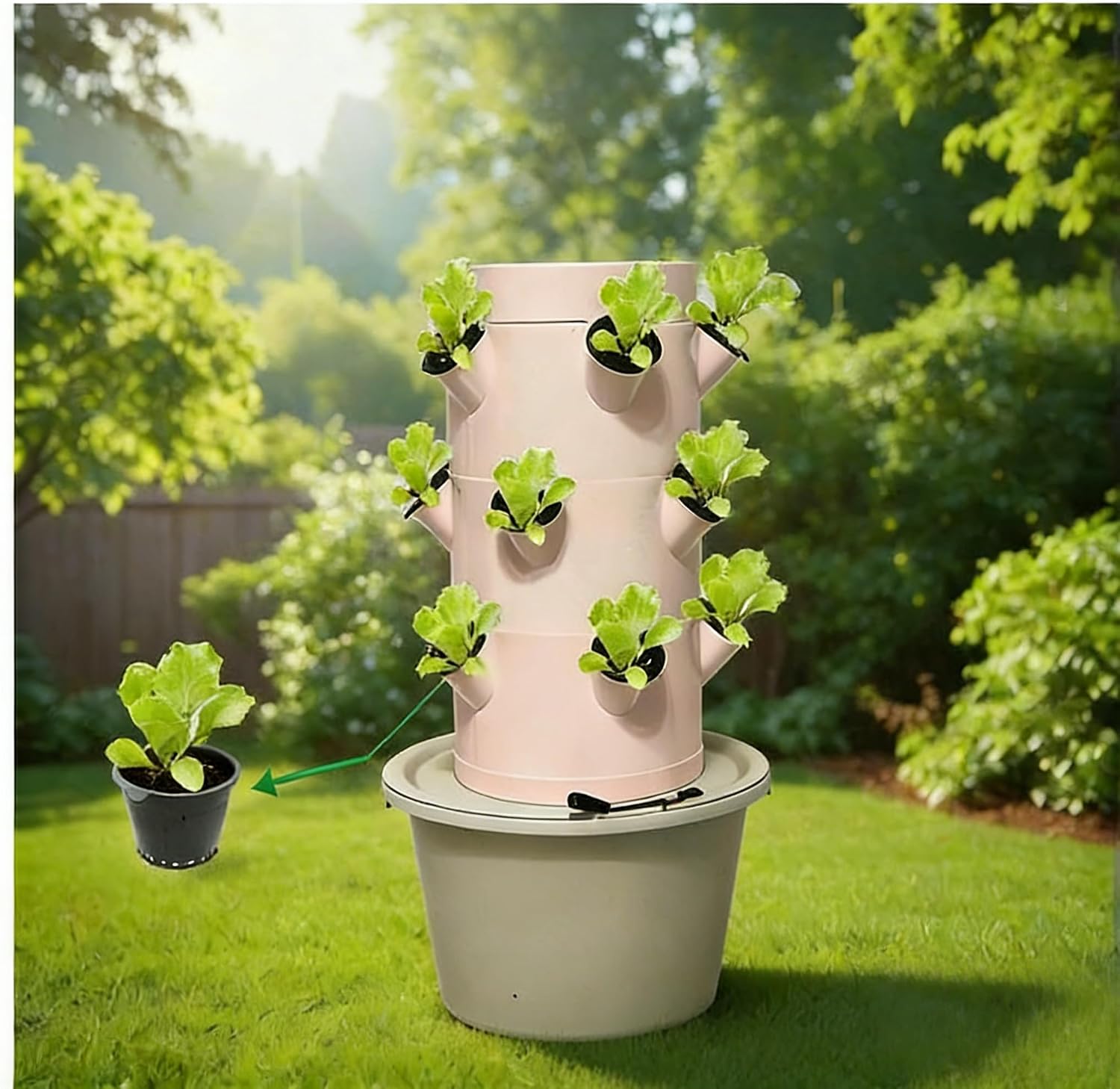 垂直型水耕栽培システム 3層15穴 室内ガーデンキット キッ - Indoor Herb Garden のレビューと価格