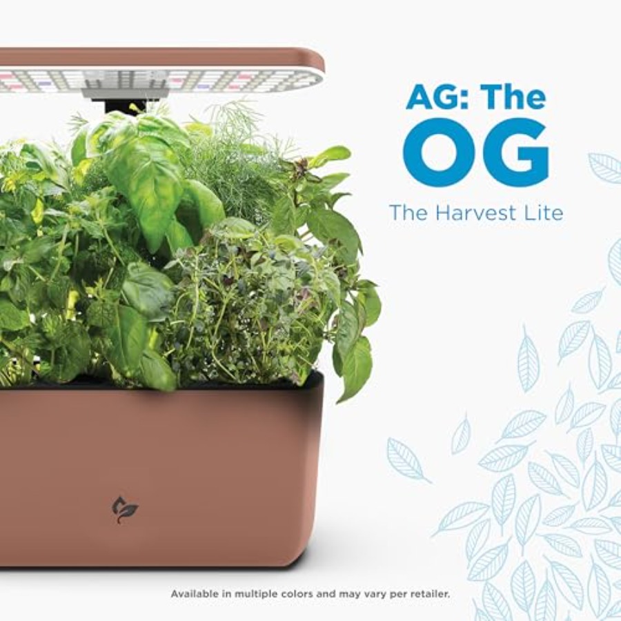一年中ハーブや野菜を栽培できる屋内水耕栽培庭園。モカ色のエア - Indoor Herb Garden のレビューと価格