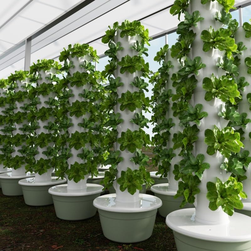 垂直水耕栽培タワー エアロポニックタワー 果物と野菜用 9層 - Vertical Planter のレビューと価格